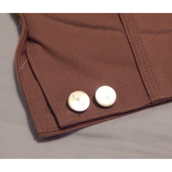 Carhartt Jacket Men's 42 Brown Duck Blanket Lined Deadstock 6BLC Tags (1) - Picture 13 of 15